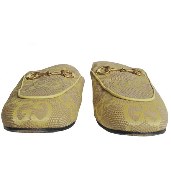 GUCCI YELLOW JUMBO GG PRINCETON SLIPPERS (38.5) - Picture 3 of 13